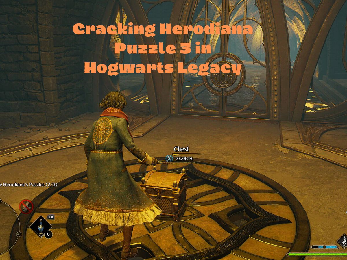 Cracking Herodiana Puzzle 3 in Hogwarts Legacy